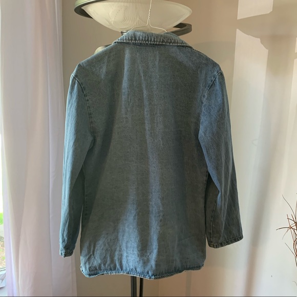 Denim Boxy/Oversized Overcoat - Picture 5 of 5